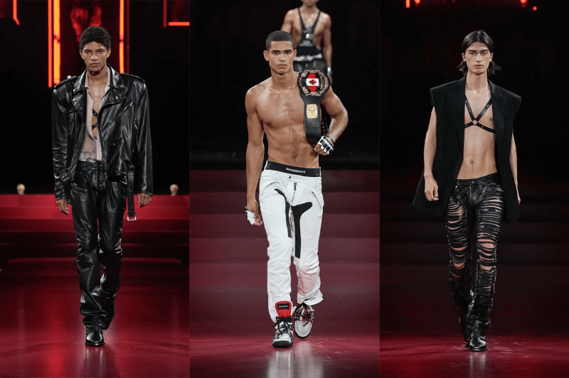 Bondage, Muscles and Magic Mike at Dsquared2 SS25