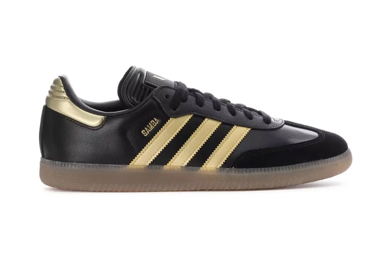 Another Lionel Messi adidas Samba Surfaces in “Black/Gold”