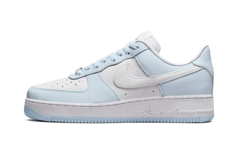 First Look at Drake’s NOCTA x Nike Air Force 1 Low in “White/Cobalt Tint”